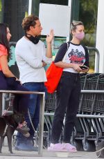 BRIE LARSON and Elijah Allan-Blitz Out Shopping in Los Angeles 04/30/2020
