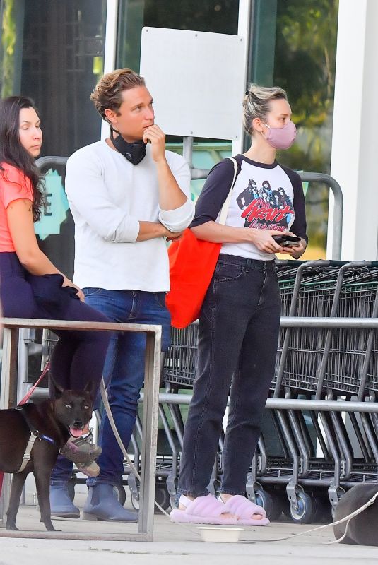 BRIE LARSON and Elijah Allan-Blitz Out Shopping in Los Angeles 04/30/2020