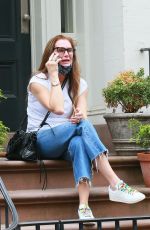 BROOKE SHIELDS Outside Her Home in New York 05/28/2020