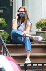 BROOKE SHIELDS Outside Her Home in New York 05/28/2020