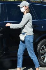 CALISTA FLOCKHART Wearing Mask Out in Santa Monica 05/18/2020