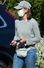 CALISTA FLOCKHART Wearing Mask Out in Santa Monica 05/18/2020