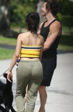 CAMILA CABELLO and Shawn Mendes Out with Their Dog in Miami 05/06/2020