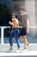 CAMILA MENDES Out for Coffee with a Friend in Los Angeles 05/20/2020
