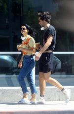 CAMILA MENDES Out for Coffee with a Friend in Los Angeles 05/20/2020