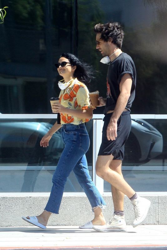 CAMILA MENDES Out for Coffee with a Friend in Los Angeles 05/20/2020