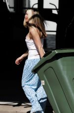 CAPRICE BOURET Taking a Trash Bins Out in London 05/26/2020