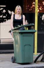 CAPRICE BOURRET in Denim Shorts Taking Out Trash in London 05/04/2020