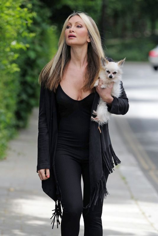 CAPRICE BOURRET Out with Her Dog in London 05/15/2020