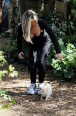 CAPRICE BOURRET Out with Her Dog in London 05/15/2020