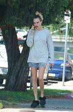 CARA DELEVINGNE Out and About in Los Angeles 05/13/2020