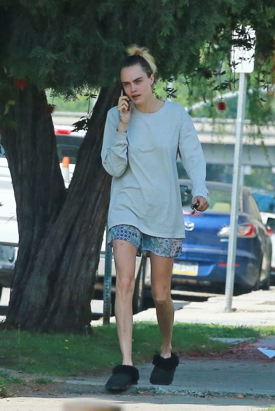CARA DELEVINGNE Out and About in Los Angeles 05/13/2020