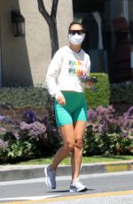 CARA SANTANA in Tight Shorts Out in West Hollywood 05/27/2020