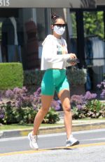 CARA SANTANA in Tight Shorts Out in West Hollywood 05/27/2020