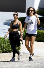 CARA SANTANA Out Hiking with a Friend in Los Angeles 05/25/2020