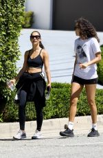 CARA SANTANA Out Hiking with a Friend in Los Angeles 05/25/2020