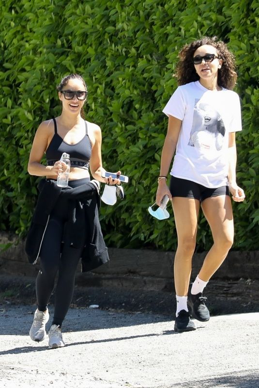 CARA SANTANA Out Hiking with a Friend in Los Angeles 05/25/2020