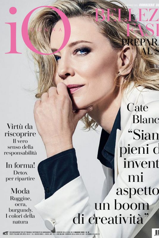 CATE BLANCHETT in Io Donna Del Corriere Della Sera, May 2020