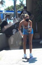 CHANTEL JEFFRIES Leaves Earthbar Vitamin & Supplements Store in West Hollywood 05/04/2020