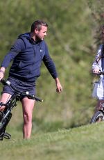 CHANTELLE HOUGHTON Out Riding a Bike in Essex 04/22/2020