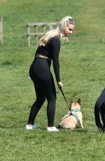 CHLOE and MADDY ROSS Workout at a Park in Chigwell 05/04/2020