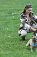 CHLOE ROSS Out with Her Dogs in Chigwell 05/13/2020