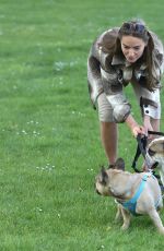 CHLOE ROSS Out with Her Dogs in Chigwell 05/13/2020