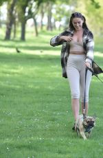 CHLOE ROSS Out with Her Dogs in Chigwell 05/13/2020