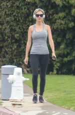 CHRISTINA ANSTEAD Out Jogging in Newport Beach 05/28/2020