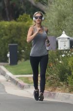 CHRISTINA ANSTEAD Out Jogging in Newport Beach 05/28/2020
