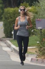 CHRISTINA ANSTEAD Out Jogging in Newport Beach 05/28/2020
