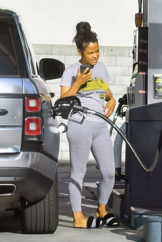 CHRISTINA MILIAN at a Gas Station in Studio City 05/24/2020