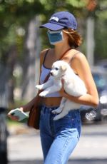 CINDY CRAWFORD and KAIA GERBER Out in Santa Monica 05/03/2020