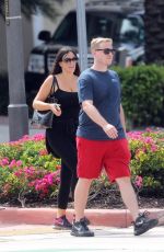 CLAUDIA ROMANI and Chris Johns Out in Miami Beach 05/23/2020
