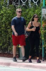 CLAUDIA ROMANI and Chris Johns Out in Miami Beach 05/23/2020