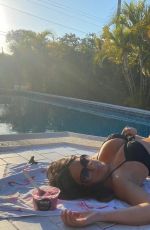 CLAUDIA ROMANI in Bikini at a Private Pool in Miami 05/17/2020