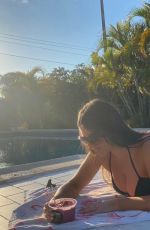 CLAUDIA ROMANI in Bikini at a Private Pool in Miami 05/17/2020