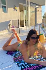 CLAUDIA ROMANI in Bikini Sunbathing at a Private Pool in Coral Gables 05/06/2020