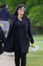 CLAUDIA WINKLEMAN Out at a Park in London 05/02/2020