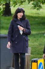 CLAUDIA WINKLEMAN Out at a Park in London 05/02/2020