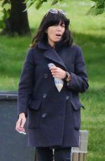 CLAUDIA WINKLEMAN Out at a Park in London 05/02/2020
