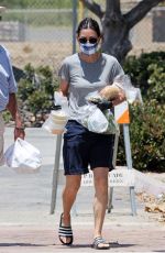 COURTENEY COX Wearing a Mask at Farmer