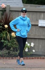 COURTNEY THORNE-SMITH Out Hikinig in Los Angeles 04/30/2020