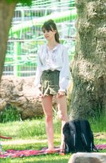DAISY EDGAR JONES anf Tom Varey Out Kissing at a Park in London 05/21/2020