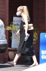 DAKOTA FANNING at Animal Hospital in Los Angeles 05/09/2020