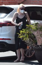 DAKOTA FANNING at Animal Hospital in Los Angeles 05/09/2020