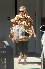 DAKOTA FANNING Moving Stuff in Los Angeles 05/07/2020