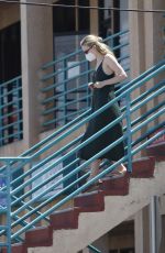 DAKOTA FANNING Moving Stuff in Los Angeles 05/07/2020