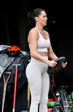 DANIELLE LLOYD Working Outside Her Home in London 05/17/2020