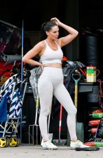 DANIELLE LLOYD Working Outside Her Home in London 05/17/2020